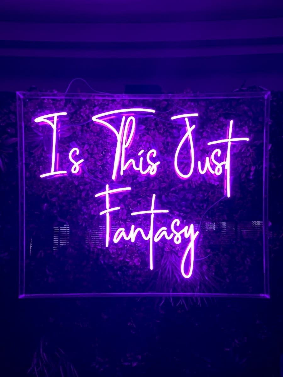 Is This Just Fantasy Neon Sign